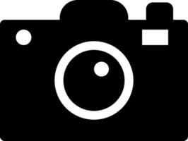 Digital camera icon in flat style. vector