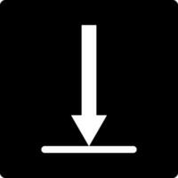 Import delivery parcel icon or symbol. vector