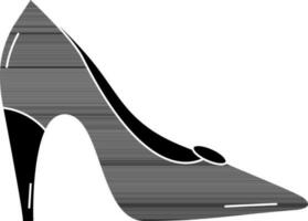 High Heels Icon In Glyph Style. vector