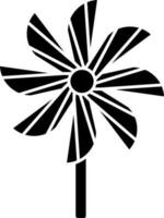 Pinwheel Icon Glyph vector