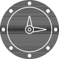 Clock Icon Glyph vector