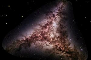 fotografiando el intrincado detalles de el triangulo galaxia, un espiral galaxia situado en el constelación triángulo, utilizando especializado cámaras y telescopios, generar ai foto