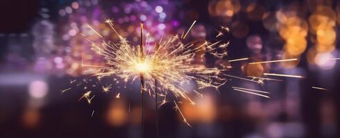 bengala nuevo año antecedentes. ilustración ai generativo foto