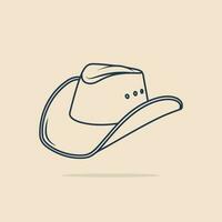 Cow boy hat vector illustration design.