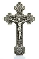 Cross hanging on a wall, generate ai photo