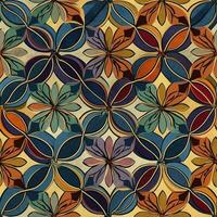 specify Pattern Painting,  abstract watercolor patterns, and seamless patterns. Modern stylish abstract texture. Seamless pattern with hand drawn, generate ai photo