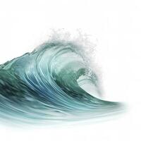 Sea waves world ocean day background illustration , generate ai photo