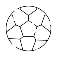 Football or soccer line icon. World cup championships and tournament. Sport and fitness line icons infographic vector ball.