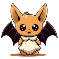 magnifique Halloween chauve souris - ai généré png