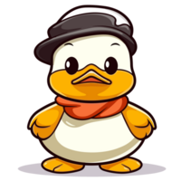 hermosa Pato - ai generado png