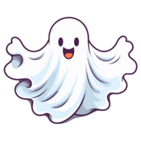 Halloween huer - fantôme - ai généré png