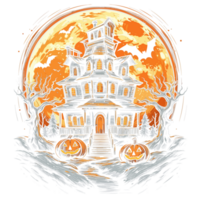 Halloween design - ai generato png