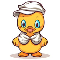 hermosa Pato - ai generado png