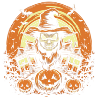 Halloween conception - ai généré png