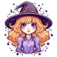 Halloween Baby Witch - png