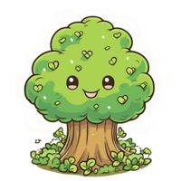 hermosa árbol - ai generado png