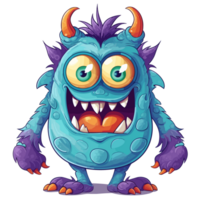 kawaii Monster- - - ai generiert png