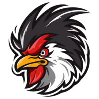 gallina testa - ai generato png