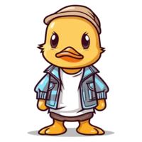 hermosa Pato - ai generado png