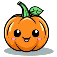 halloween pompoen - ai gegenereerd png