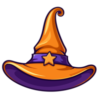 Halloween sorcière chapeau - ai généré png