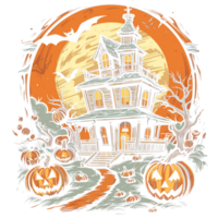 Halloween design - ai generato png