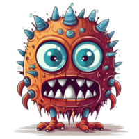 kawaii monstro - ai gerado png