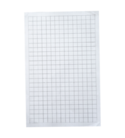 White blank graph paper isolated png