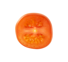 Slice of tomato isolated. Healthy food element png