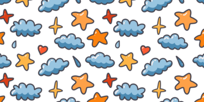 cute baby element pattern png