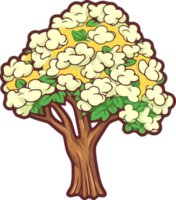 Blossoming Spring Tree, Illustrating the Magic of Nature png