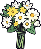 alegre Primavera floral arranjo png