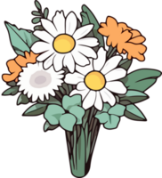 charmant printemps floral illustration png