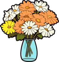 spielerisch Illustration von Frühling Blumen png