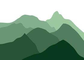 mountain green stacke background vector