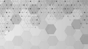 Abstract geometric shapes and hexagon pattern background for medicine, chemistry, science and technology concept design. Vector illustration.