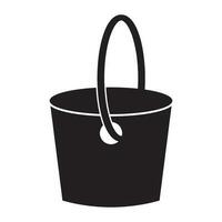 bucket icon vector