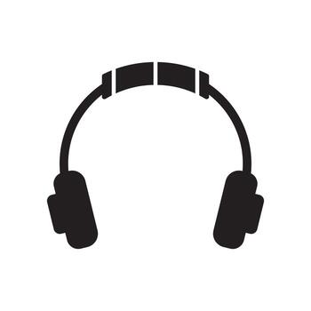 headset icon vector