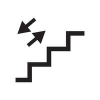 stairs icon vector