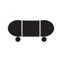 skateboard icon vector