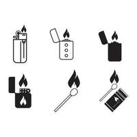 lighter icon vector