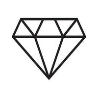 diamantes icono vector