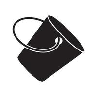 bucket icon vector