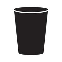 Bebiendo vaso icono vector