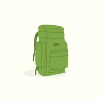 Travel Back Pack, Hiking and Camping Equipment illustration vector