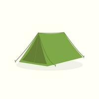 Tent, Hiking and Camping Equipment illustration vector