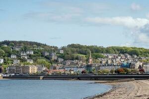 Rothesay pueblo en el isla de pero, Escocia foto