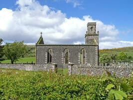 St Colmacs church ruin on the Isle of Bute, Scotland photo