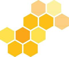 icon honeycomb illustration vector