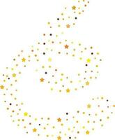 gold dust illustration vector